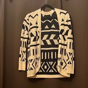 Tribal Print Cardigan